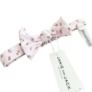 JANIE and JACK Pink Floral Soft Headband